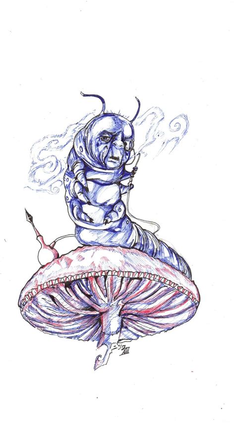 Alice In Wonderland Smoking Caterpillar Skottie Young Fan Art