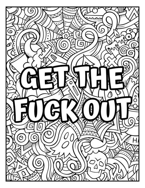 Pin On Swear Word Adult Coloring Books