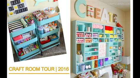 Well, actually, it isn't my craft room anymore! Craft Room Tour 2016 - YouTube