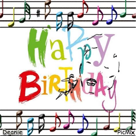 Happy Birthday Singing Man Free Animated  Picmix