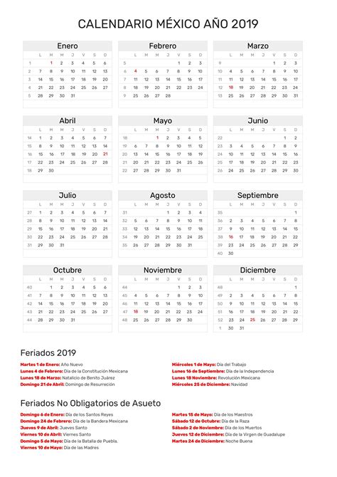 Dias Festivos Imss Calendario Mexico Con Dias Festivos Pdf Images