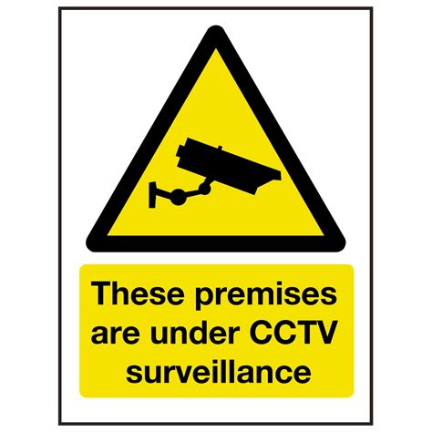 Premises Under Cctv Surveillance Sign