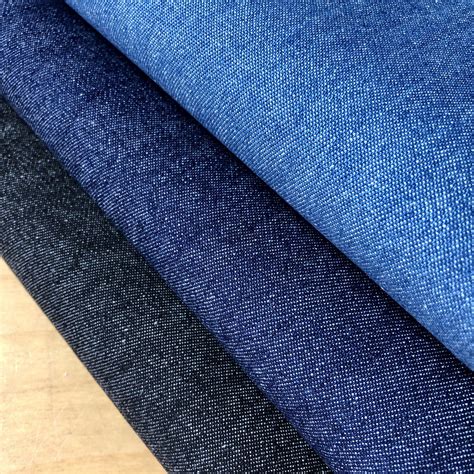 75oz Denim Fabric Washed Jeans Dressmaking Cotton Upholstery Material