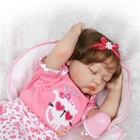 Npk New Real Sleeping Newborn Babies Dolls For Girls Toys 2255cm