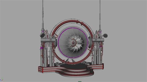 Time Machine 3d Model Animated Cgtrader