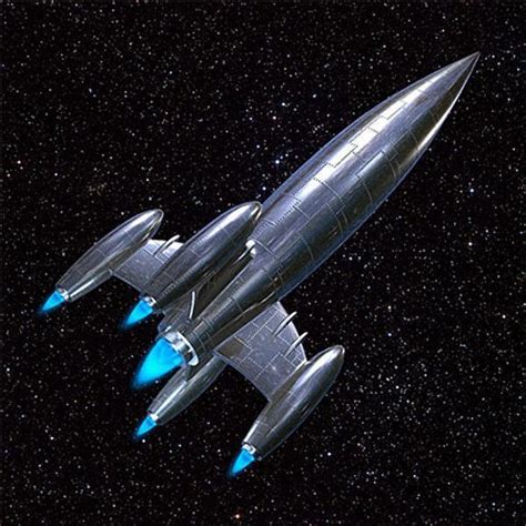 Iconic Silver Rocket Ship By Mandragoras Retro Rocket Retro Futurism