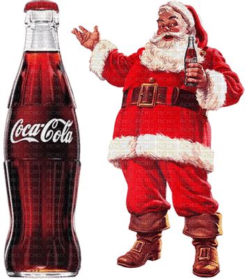 Kaz_Creations Deco Coca-Cola Christmas Santa Claus - PicMix png image