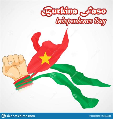 Vector Illustration For Burkina Faso Independence Day Stock Vector