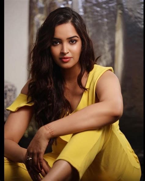 Pujita Ponnada Awesome Looks In Yellow Outfit Telugu Rajyam Photos