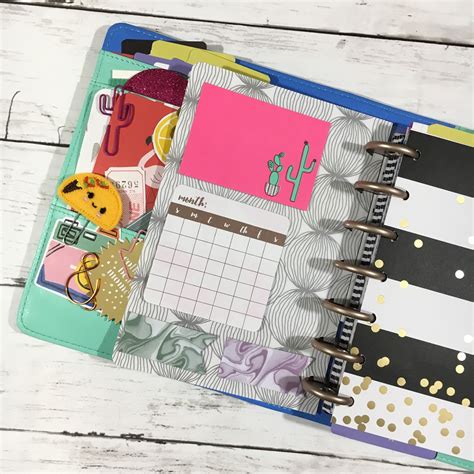 five sixteenths blog: Make it Monday // Mini Happy Planner Cover with