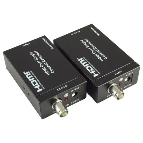 So, if you have a coax output but no coax input then, let us get remember the slot you inserted the hdmi cable into and tune into that input source on the tv. Aptus HDMI Extender Kit over Coax | MediaComs