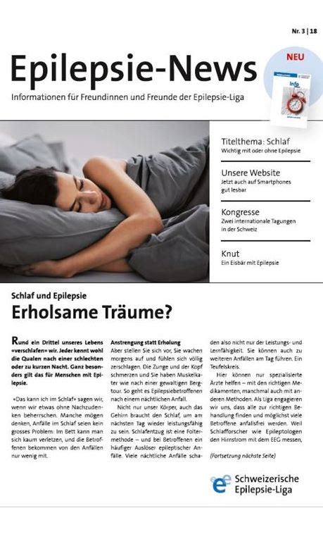 Epilepsie News 3 2018 Schweizerische Epilepsie Liga