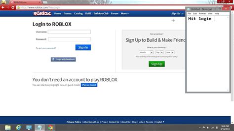 How Do You Login To Roblox With Your Facebook Youtube