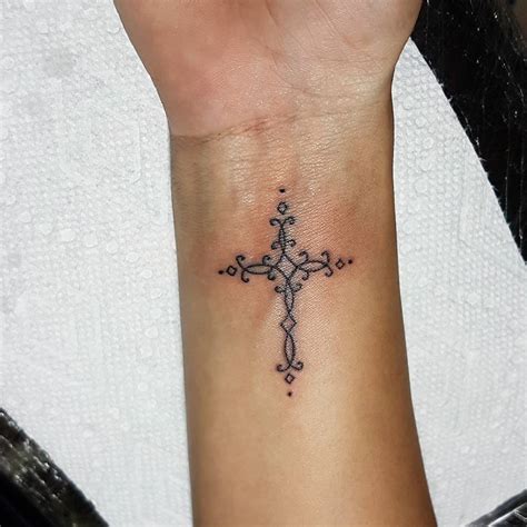 Cross Tattoos On Wrist Designs Ideas And Meaning Tattoos For You