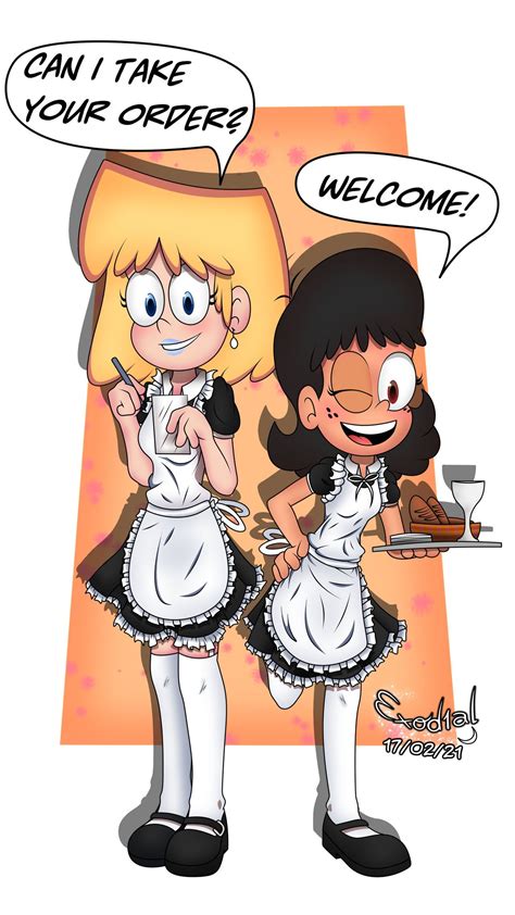 Comm Lori And Stella Maids By Exod1al On Deviantart In 2021 Girl Cartoon Fan Art Cartoon