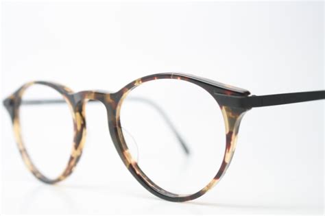 Unique Vintage Tortoise P3 Eyeglass Frames Retro Eyeglasses