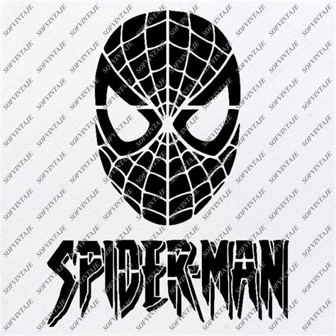Spiderman Svg File-Spiderman Original Svg DesignTattoo Svg-Spiderman C