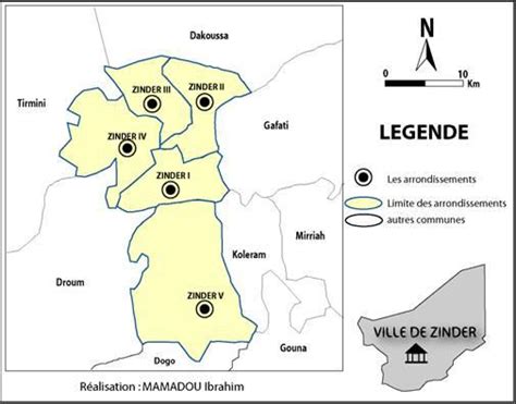 Carte De Localisation De La Ville De Zinder Download Scientific Diagram
