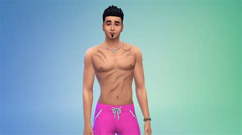 Mod The Sims Shark Fight Body Scar