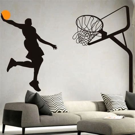 Buy Basketball Dunk Sport Wall Art Decal Vinyl