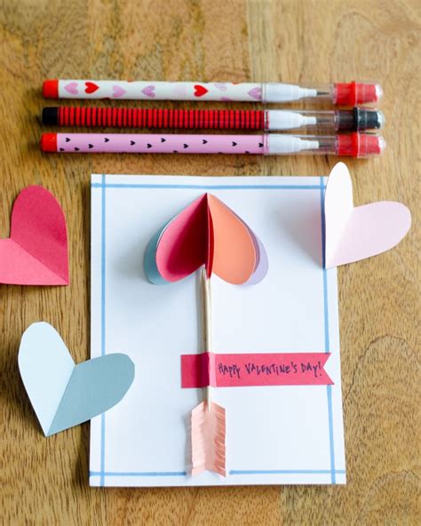 Diy Folded Heart Valentines Quick Valentines Day Cards To Make With