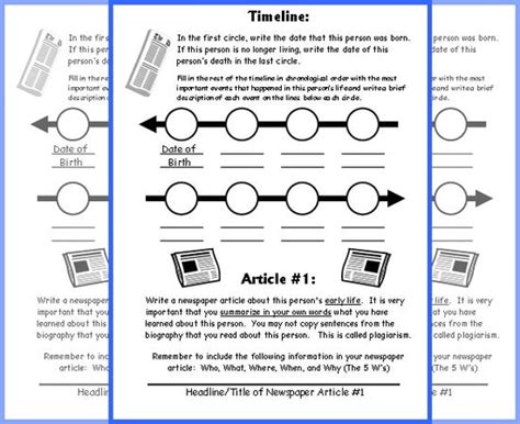 8 Timeline Templates For Kids Doc Pdf