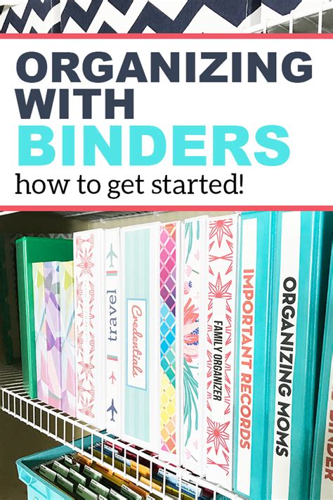 Organizing With Binders The Best Way To Organize Important Paperwork