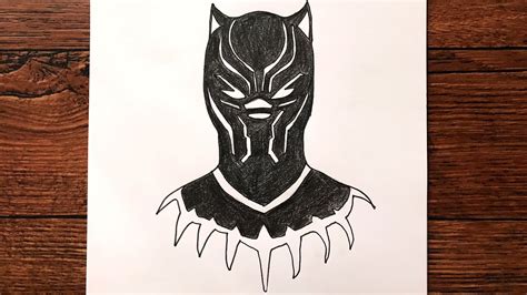 How To Draw Black Panther Siyah Panter Nas L Izilir Youtube
