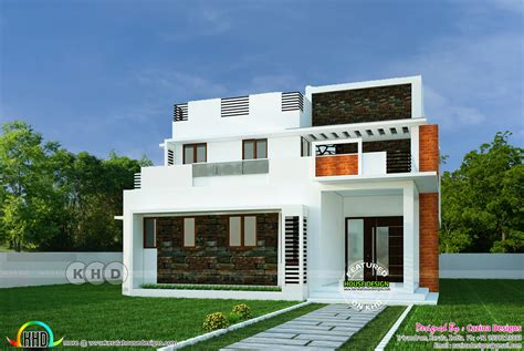 4 Bhk Contemporary Style Home 195 Square Meter Kerala Home Design