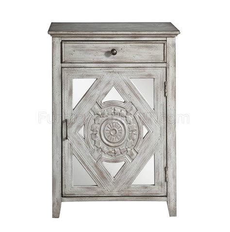 950751 Accent Cabinet In Distressed Grey By Coaster Woptions