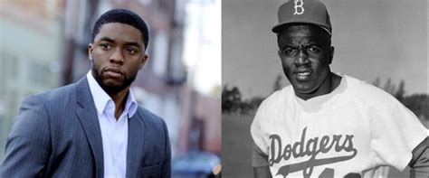 42 is a 2013 american biographical sports film about baseball player jackie robinson, the first black athlete to play in major league baseball (mlb) during the modern era. Check out newcomer Chadwick Boseman, Nicole Beharie in '42 ...