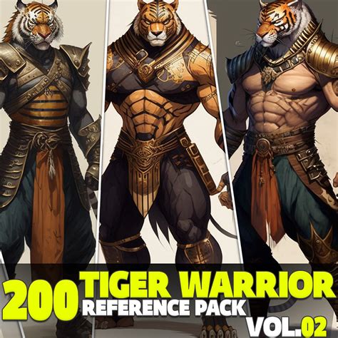Artstation 200 Tiger Warrior Concept Reference Pack Vol02