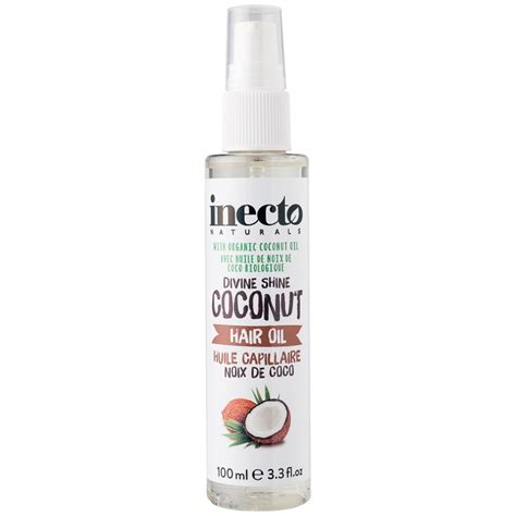 Conditioners are perfect for detangling, moisturising and repairing. Inecto Naturals Divine Shine Coconut Hair Oil 100ml | B&M