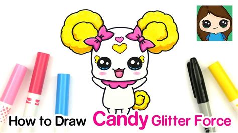 How To Draw Candy Glitter Force