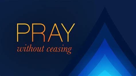Pray Without Ceasing Graphics For The Church