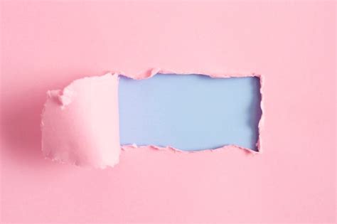 Roze Vel Papier Met Blauwe Mock Up Gratis Foto