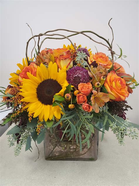 Come by and meet our team today. Sunflower Cube in Santa Clarita, CA | Celebrate Flowers ...