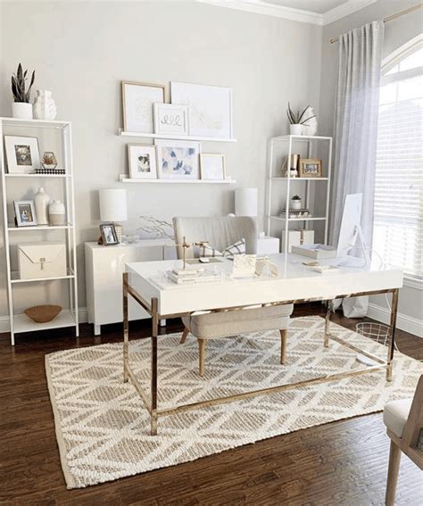 35 Feminine Desks And Stunning Home Offices Cozy Home Office Small