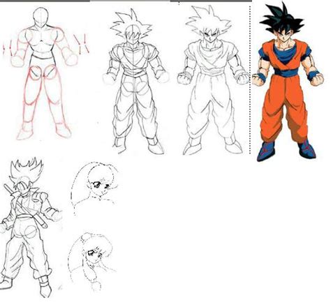 Dibujo Y Comics Como Dibujar A Goku Es Super Sencillo