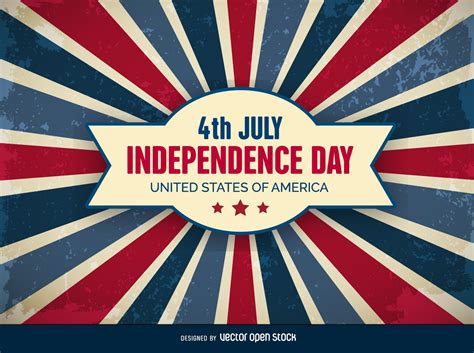 4th Of July Independence Day Background Vector Download