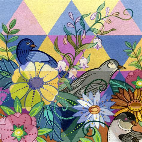 Garden Quilt By Wynn Yarrow Giclee Print Artful Home