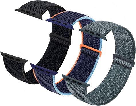 Soft Nylon Loop Sports Watch Band Suitable For Apple Watch Band 38mm 40mm 42mm 44mm Iwatch
