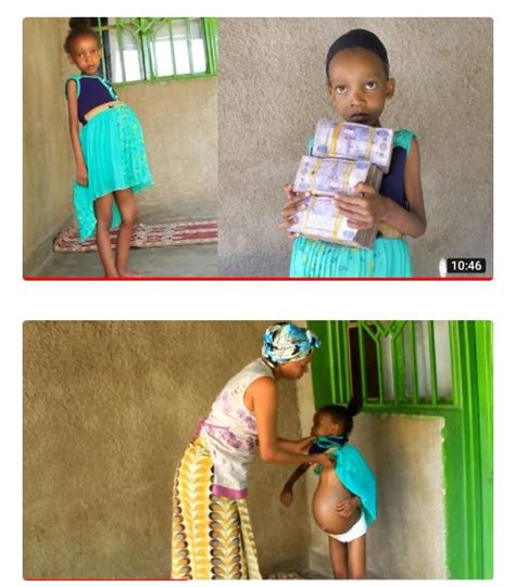 Meet The Six Year Old “pregnant” Girl Who Attracts Public Attention