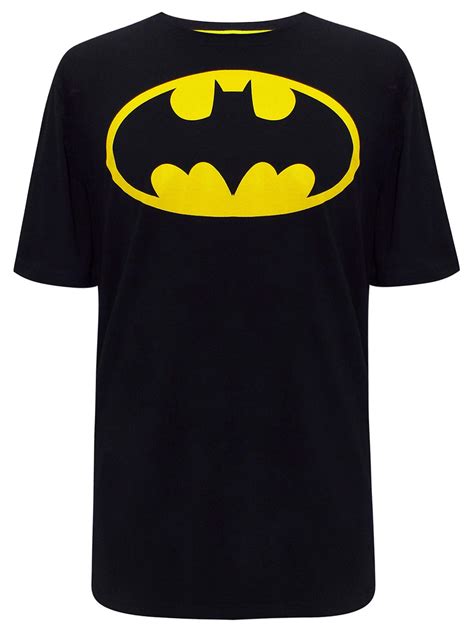 Dc Comics Black Mens Pure Cotton Batman T Shirt Plus Size 2xl To 3xl