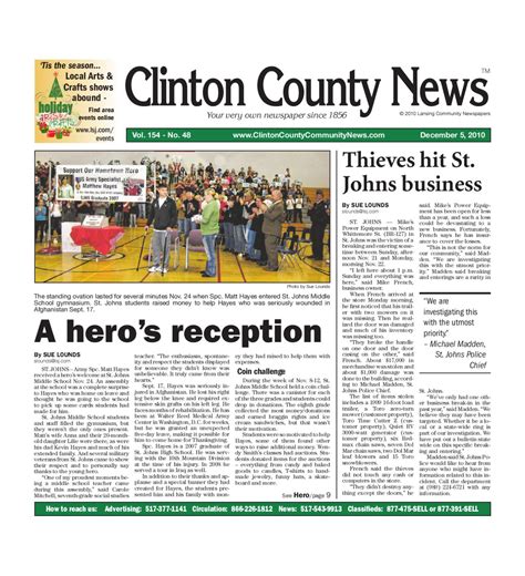 Clinton County News by Lansing State Journal - Issuu
