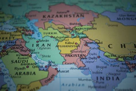 Afghanistan On The Political World Map Stock Photo Image Of Countries