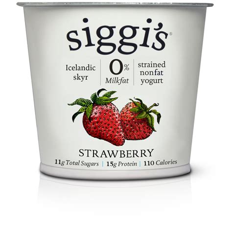 Siggis Icelandic Yogurt Vanilla Non Fat 24oz