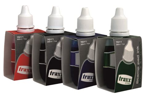 Tinta para sellos automáticos TRAXX 7011 - Modico Graphics