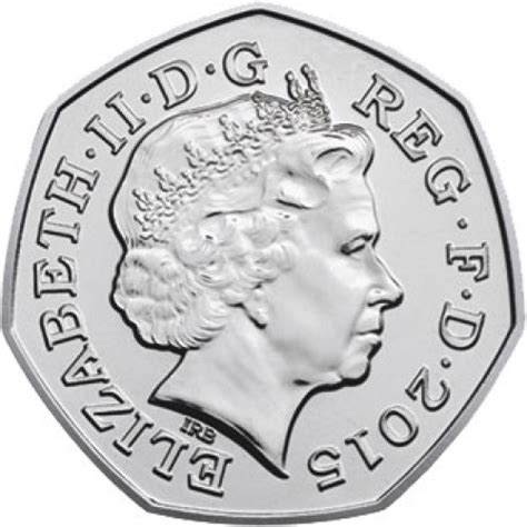 50 Pence Elizabeth Ii 4th Portrait Battle Of Britain Silver Proof