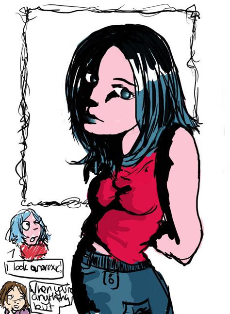 Freaky Inking Anorexic Girl By Laura On Deviantart